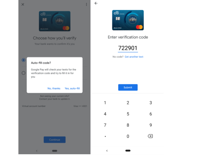 Bước 7 tích hợp thẻ tín dụng vào điện thoại trên Google Pay