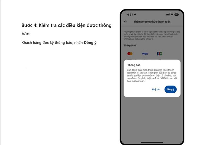 Bước 4 tích hợp thẻ tín dụng vào điện thoại trên VNPAY