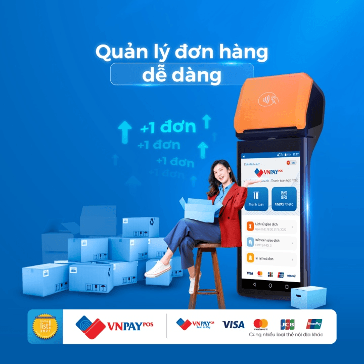 Máy POS quẹt thẻ đa năng